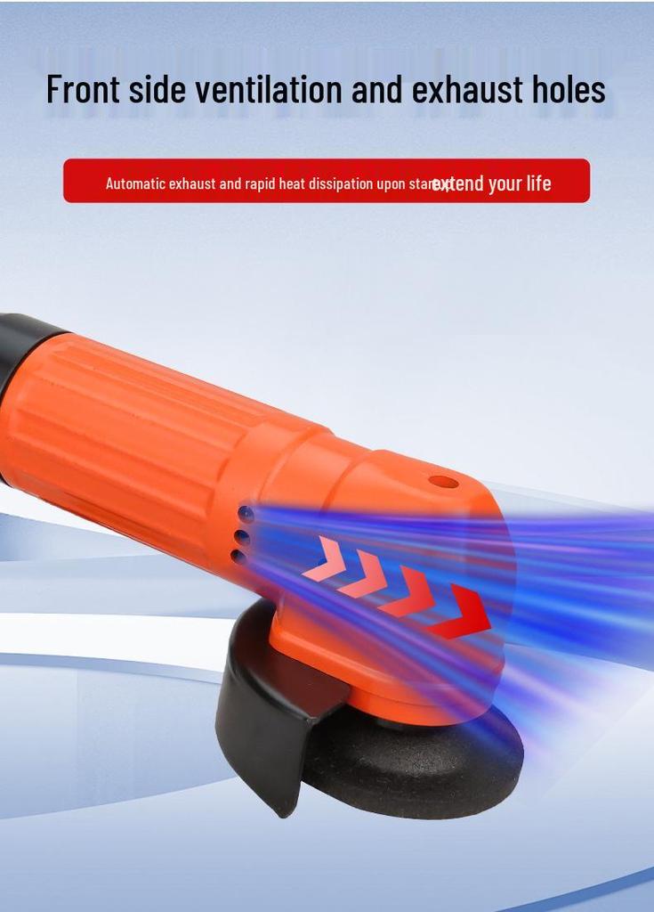 Gaobao 50mm Pneumatic Angle Grinder - Industrial-Grade, Variable Speed Trimming & Polishing Tool