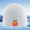 Burning flames design spiral shapes heat Men Women Unisex Knitted Hat Beanie Pullover Cap Winter Thermal Warm Christmas Outdoor
