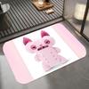 Tappetino da Pavimento Anime F-fuggler, Tappetino da Bagno in Diatomea, Asciugatura Rapida Assorbente Antiscivolo Tappetino per Porta