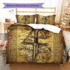 Middle-earth Pattern Bedding Quilt Set Quilt Cover Pillowcase Home Decoration Birthday Gift (1 * duvet cover + 2 * pillowcase, without core)