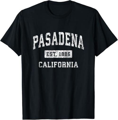 Pasadena California CA Vintage Established Sports Design T-Shirt Unisex T-Shirt XXXXL