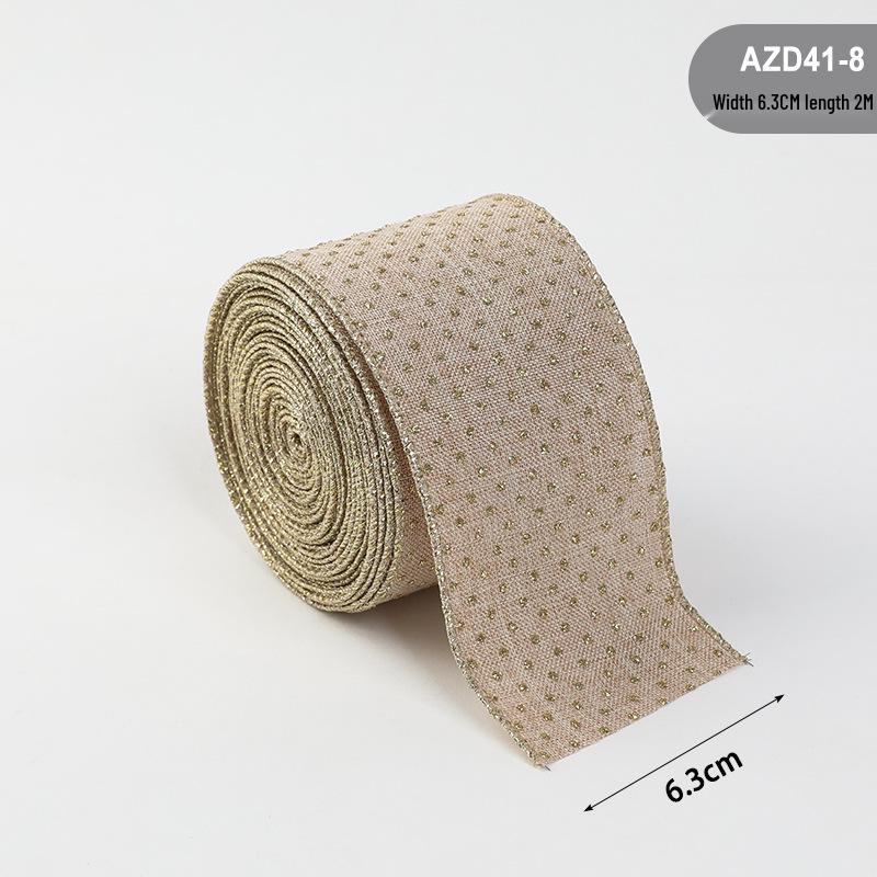 

Нова різдвяна лляна стрічка з сніжинками, прикраса-бант