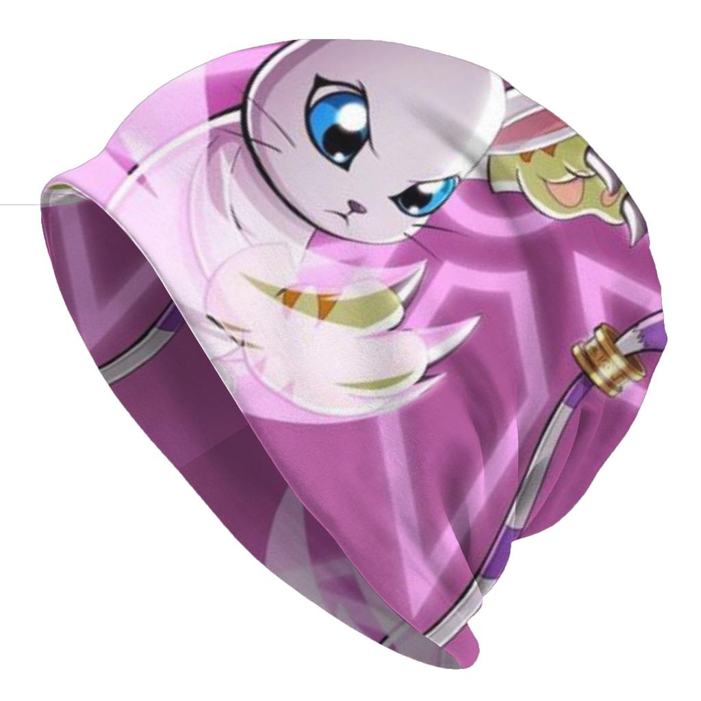 Gatomon (7) Autumn Spring Caps For Men Women Digimon Ski Caps Soft Bonnet Hats Skullies & Beanies Hat