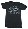 Teen Titans Adult New T-Shirt - Animated Style Group Single Color Print