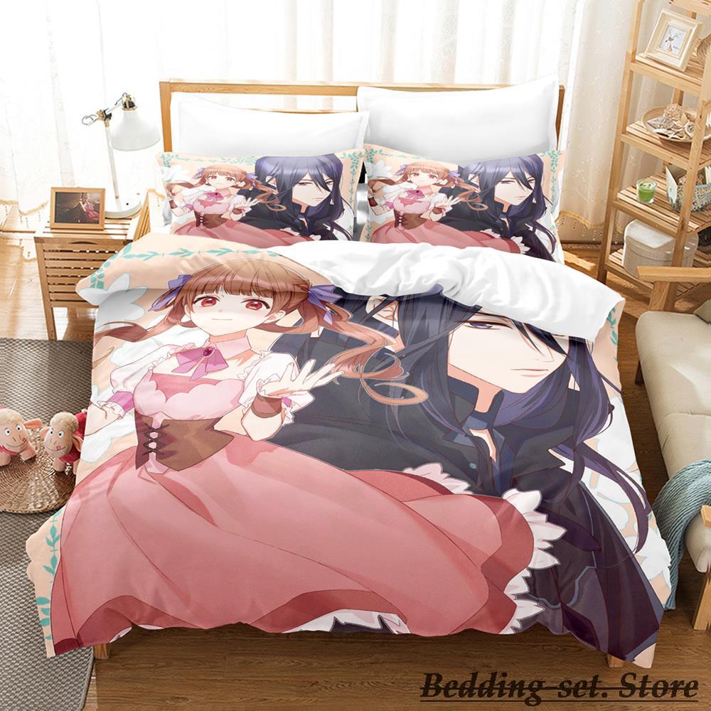 Sugar Apple Fairy Tale Bedding Set Single Twin Full Queen King Size Bed Set Adult Kid Bedroom Duvetcover Sets Anime