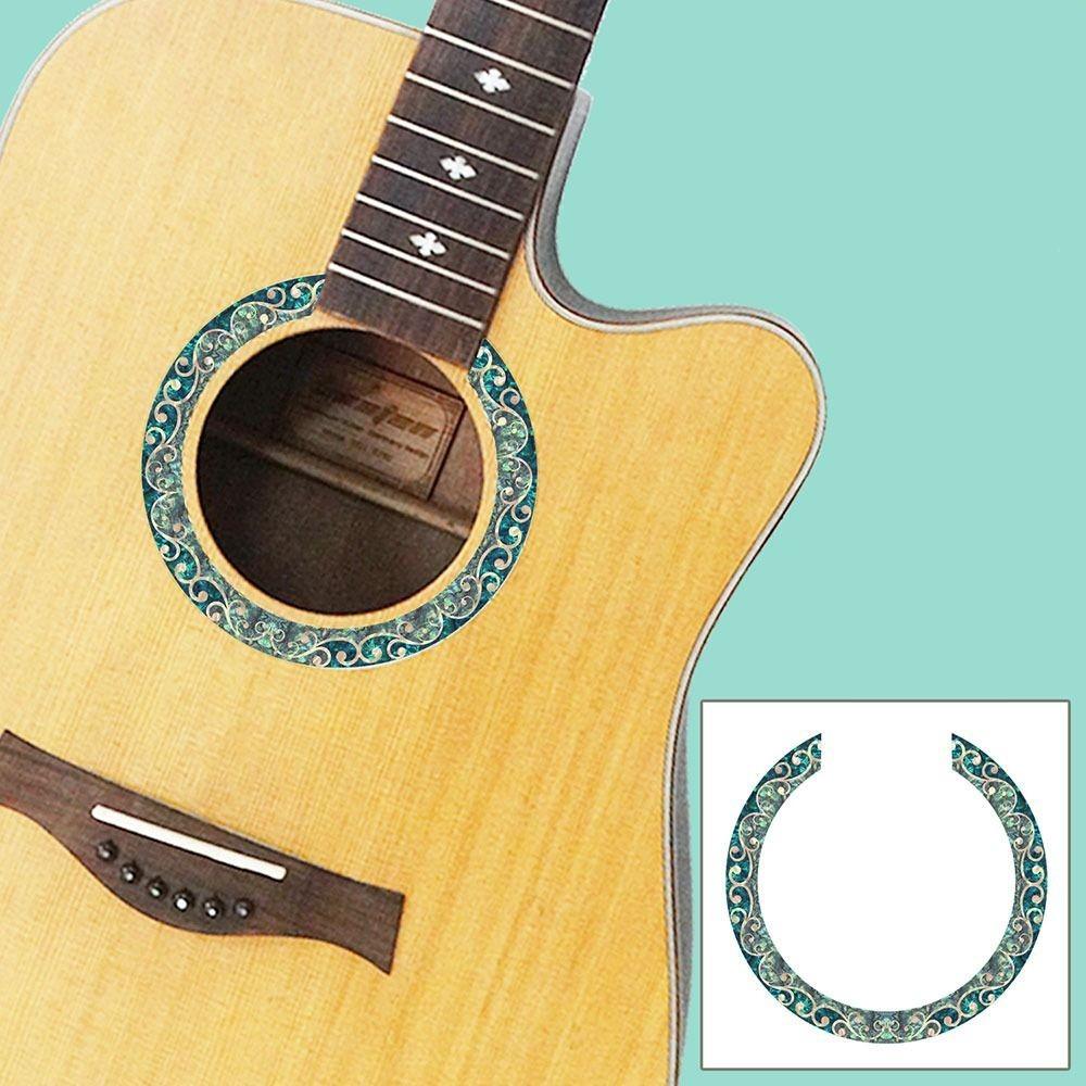 PVC Sound Hole Decal Musical Instruments Supplies Guitar Accessories Folk Guitar Sticker  Guitar