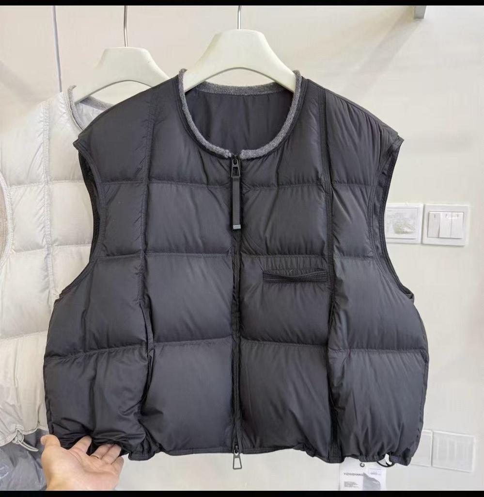 Autumn and winter new down vest vest women's loose casual sleeveless vest warm vest