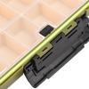 Fishing Box Lever Type Side Lock Sliding Design Movable Inserts Storage Accessories for Fisherman