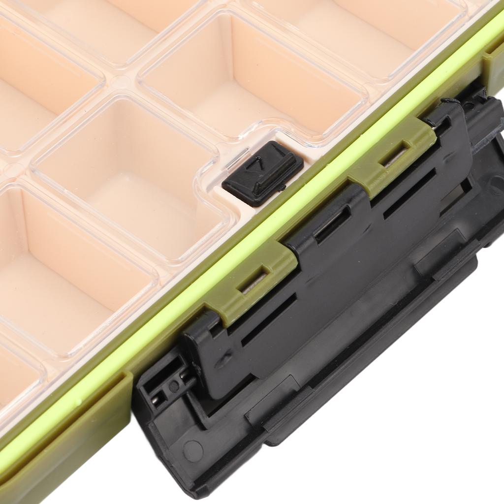 Fishing Box Lever Type Side Lock Sliding Design Movable Inserts Storage Accessories for Fisherman