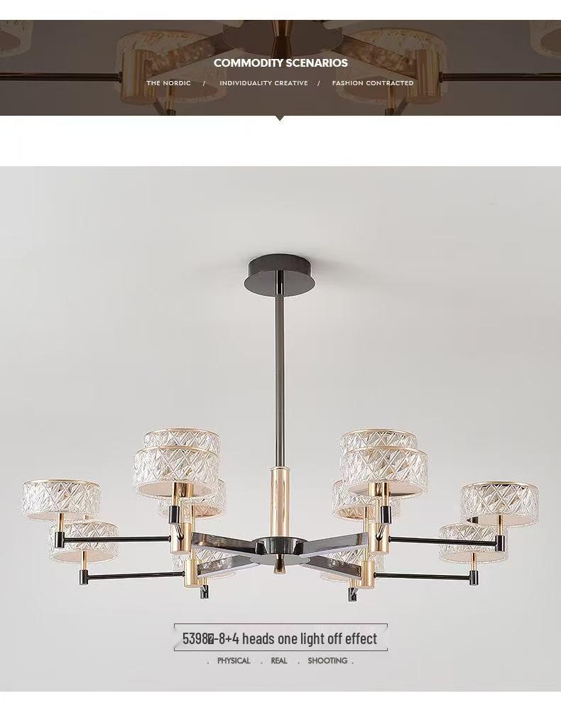 Modern Nordic Minimalist Chandelier - Luxurious Dining & Living Room Lighting