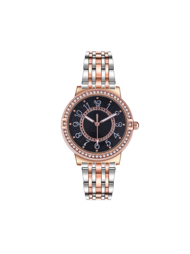 Fashion Light Luxury Room Gold Diamond Casual Women'S Steel Belt Watch