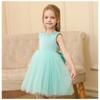 Sleeveless Mesh Tulle Puffy Princess Dress For Kids Girls Wedding Party Birthday