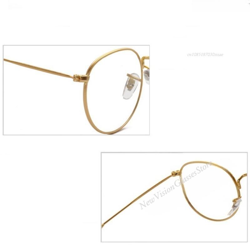 Classic Fashion Oval Anti-Blue Glasses Computer Mobile Phone Eyeglasses