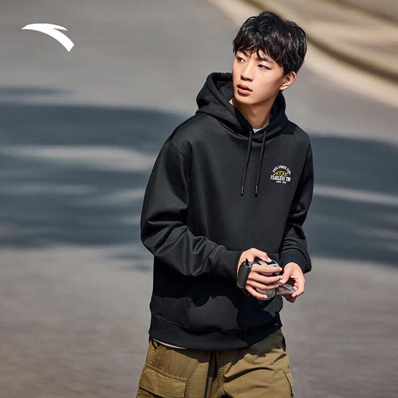 Men s American Retro Hooded Fleece Sweatshirt S