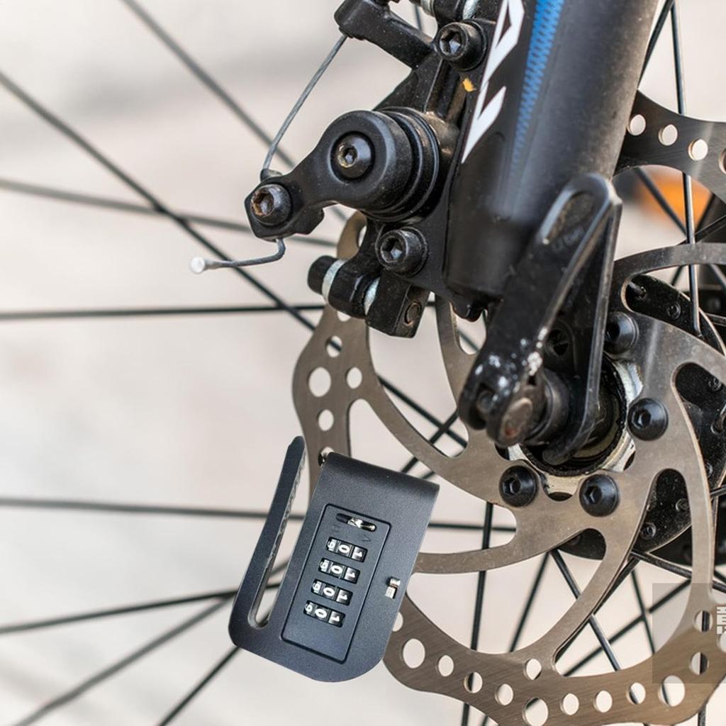 Motorcycle Disc Brake Lock, Anti-theft Metal Brake Lock Motorcycle Lock, 4 Digit Password Disc