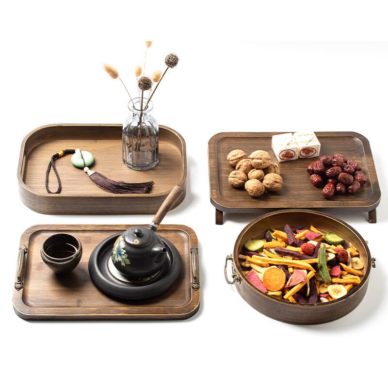 Ru Han Light Luxury Retro Tea Tray