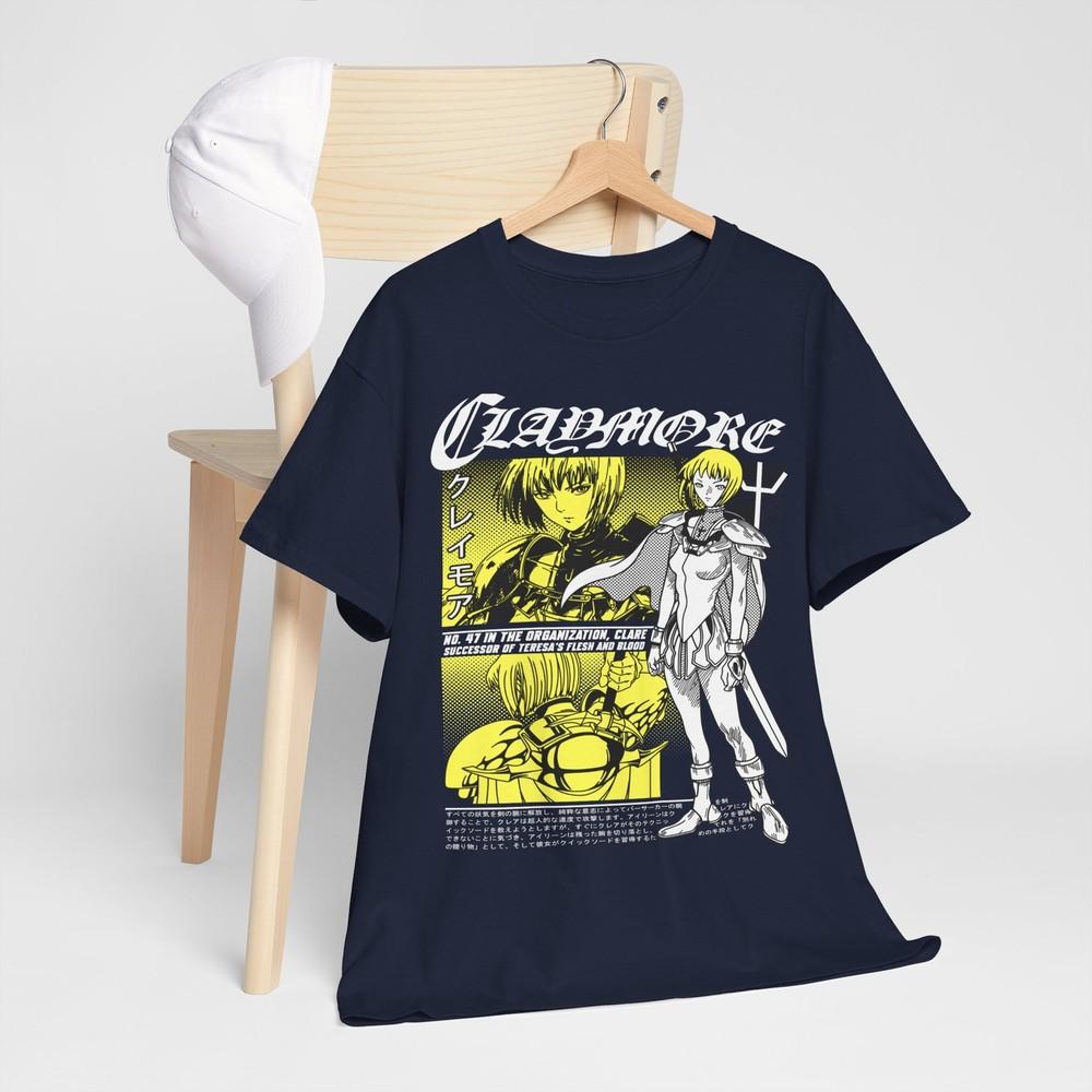 Claymore Clare Tshirt Kawaii Funny Girl Anime Unisexga Gift Shirt All Sizes M