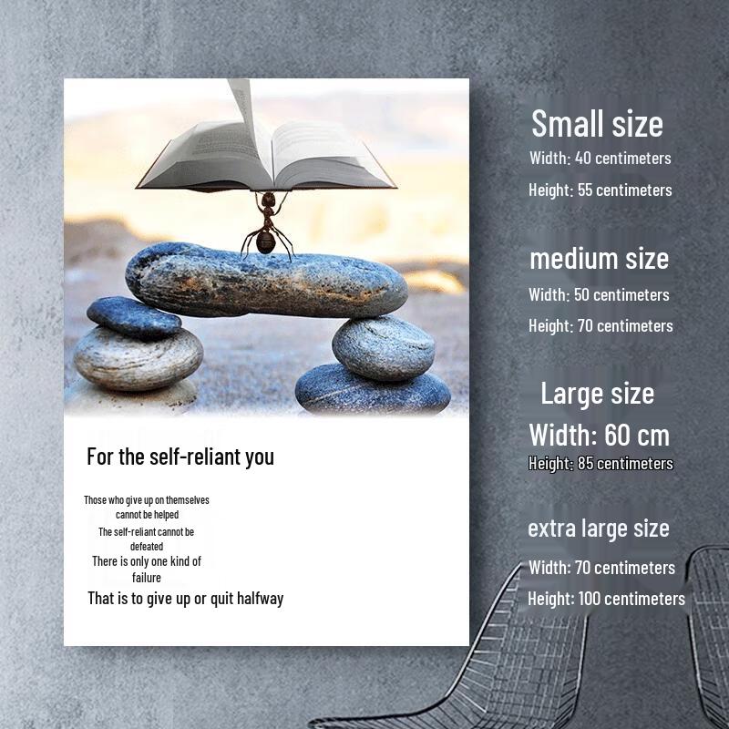 HANDUNYOU Classroom Inspirational Wall Art