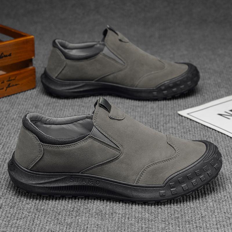 Men S Low Top Waterproof Work Shoes Outdoor Wear Resistant Casual Shoes