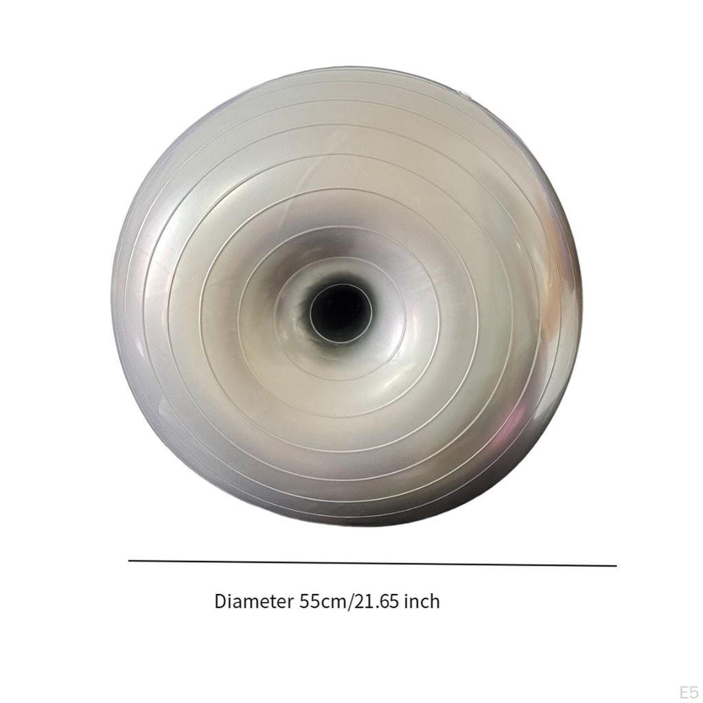 55 cm Donut-förmiger Gymnastikball, aufblasbarer Yoga-Fitnessball für rhythmisches Training, Balance