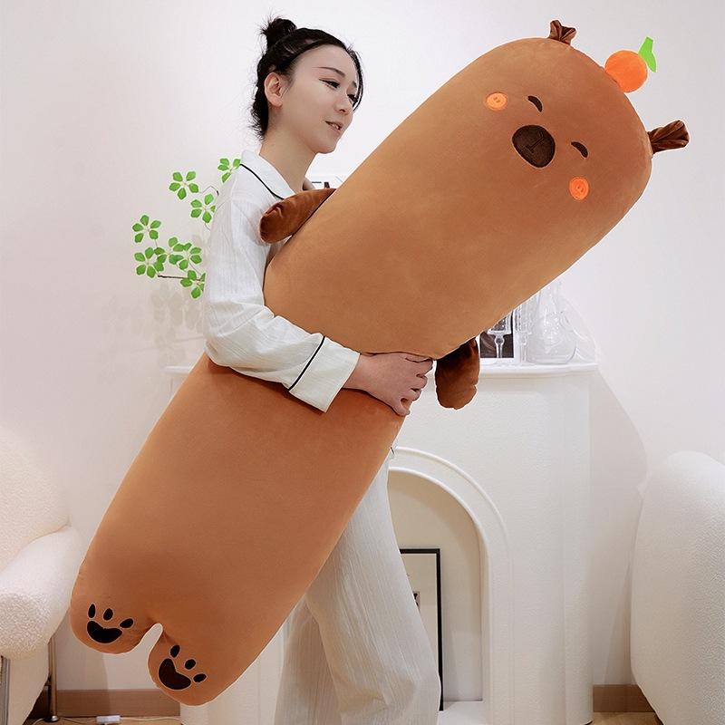 Soft Capybara Throw Pillow Plush Toy Doll Kapibara Doll Home Sofa Pillow Doll