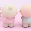 Mini Grandparent Statue Cartoon Longevity Cake Ornaments Old Couple Figurines  Office