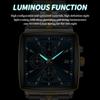 Men's Watches Luminous Waterproof Stainless Steel Chronograph Date Military Quartz Watch