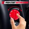 Car Start Button Cover - Creative Design Alloy Car Knob Protector - Rugged Alloy