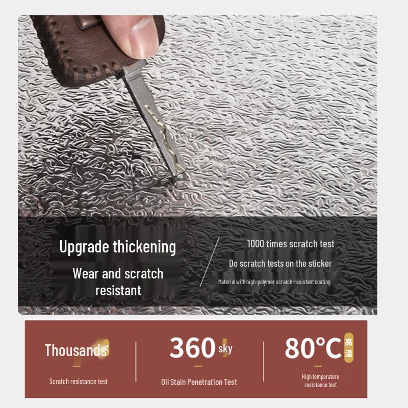 Feuchtigkeitsbeständige & Ölbeständige Selbstklebende Küchenschrankaufkleber