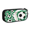 Cool Soccerly Footbally Print  Cute Pencil Cases Girls Boys Large Capacity  Pencil Pouch School Supplies