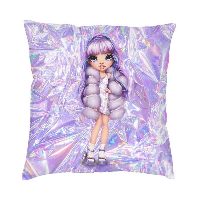 Luxury Rainbow High Slumber Party Dolls Sofa Cushion Cover Polyester Throw Pillow Case Home Decorative Pillowcase
