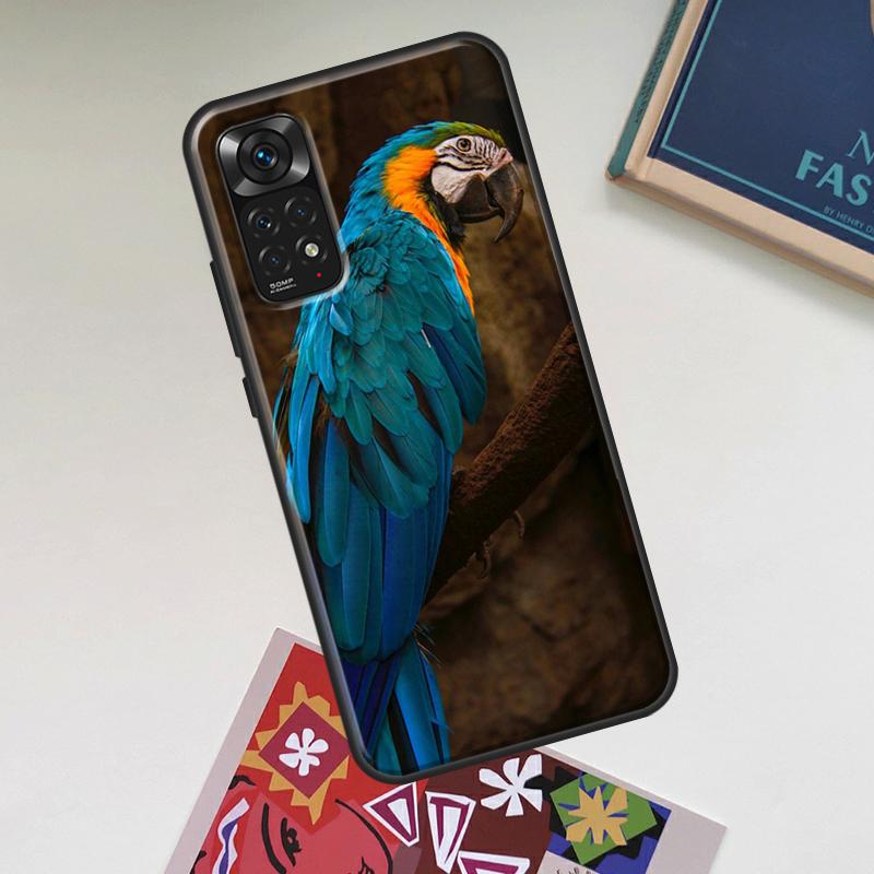 Animal Parrot Birds Case For Xiaomi Redmi Note 12 Pro Plus 8 9 10 11 Pro 8T 9S 10S 11S 12S 9C 10A 10C 12C Cover