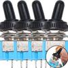 Mini Toggle Switch MT‑S101 2Pin 2Position ON OFF 3A 125VAC 6mm Panel Mount Durable for Electronics DIY Car Boat Motorcycle
