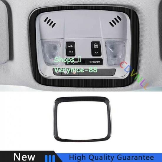 For Chevrolet Malibu 2016-21 Black Titanium Front Reading Lamp Frame Cover Trim