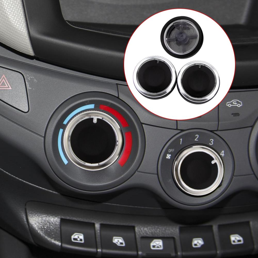 Car Air Conditioning AC Knob for Chevrolet Sail 2008-2014 Aluminum Alloy Heater Control Switch Button Knobs Accessories
