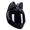 KEMIMOTO Full Face Motorcycle Helmet Cat Ear For Women Motocross Motorbike Men's Moto Helmet Breathable DOT Girlfriend Gift