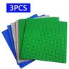 3Pcs Base Plate 32x32 32x16 Dots Bricks DO IT YOURSELF Small Dimension City Road Blocks Base Plate Construction Construction Playthings For Children
