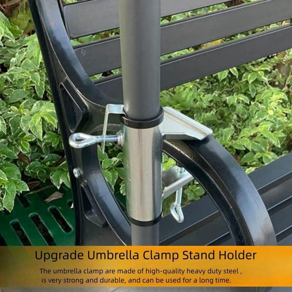 Adjustable Patio Umbrella Holder Easy To Install Deck Umbrella Stand Parasol Clamp  Fishing