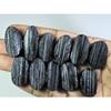 478Cts.Natural Black Tourmaline Oval Shape Cabochon Loose Gemstone 11Pcs Lot C-345