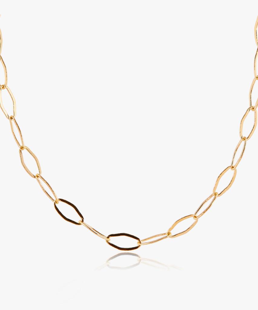 Helene Jewelry 14K 18K Herb Chain Gold Necklace (Type B)