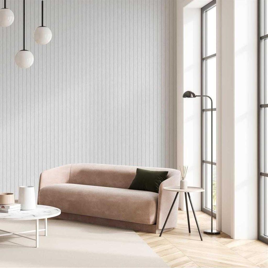 Debona Wood Slats Encrusted Detail Vinyl Wallpaper