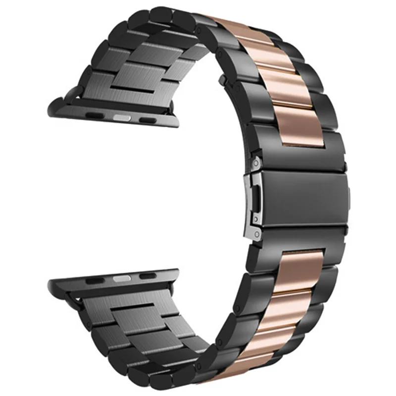 Stainless Steel Strap For Apple Watch Ultra 2 49mm 45mm 41mm 40mm 44mm 46mm Watch Strap Metal Bracelet For iWatch 10 9 8 7 6 5 4