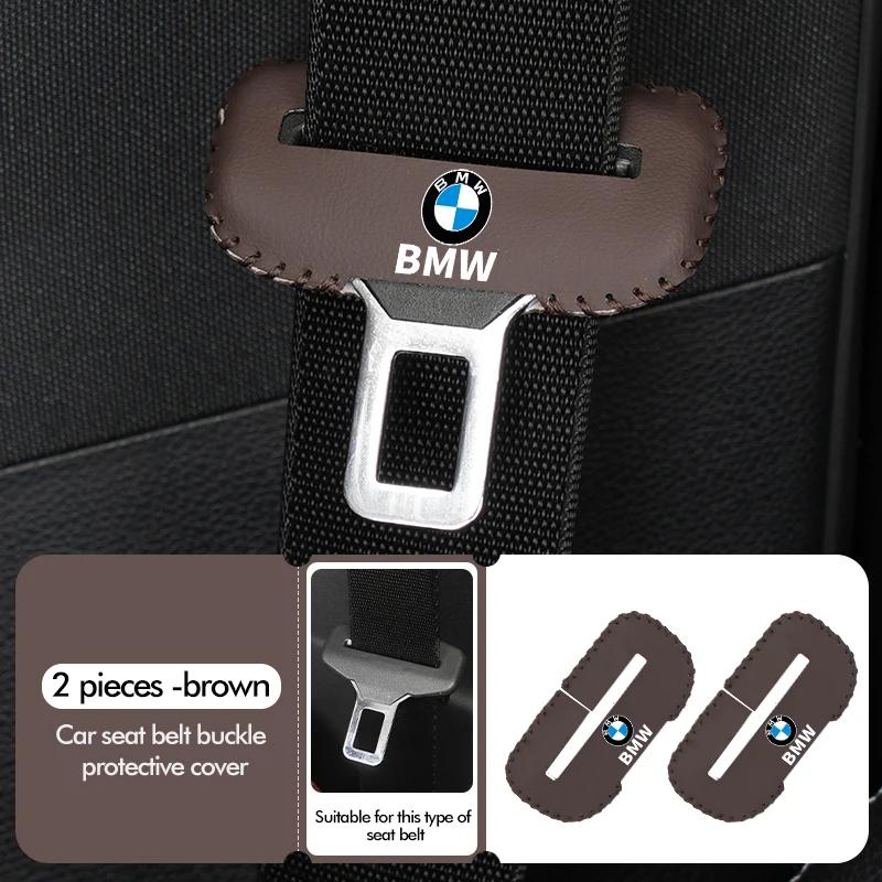 BAGI7 2026 Car Sticker Car Seat Belt Buckle Anti-Scratch Buckle Plug Protector Cover For BMW E87 E70 E91 E30 G20 E92 E93 E60 E46 E90 G