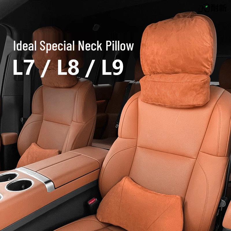 Supporto cervicale ergonomico per auto: Cuscino Lombare e per Poggiatesta Ideale per Modelli L7/8/9/ONE