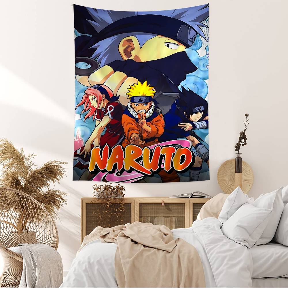 Japanese Nnaruto Anime Hippie Wall Hanging Tapestries Bohemian Wall Tapestries Mandala Ins Home Decor