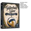Volleyball Fan Geschenke Liebhaber Adventskalender 2026, 2D Acryl Sport-Themen-Ornament Set, 24 Countdown bis Weihnachten Set Tage für Weihnachtsbaum Dekor,