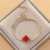 Bracciale Fortunato Quadrifoglio in Rame per Donna - alla Moda, Versatile Design Coreano