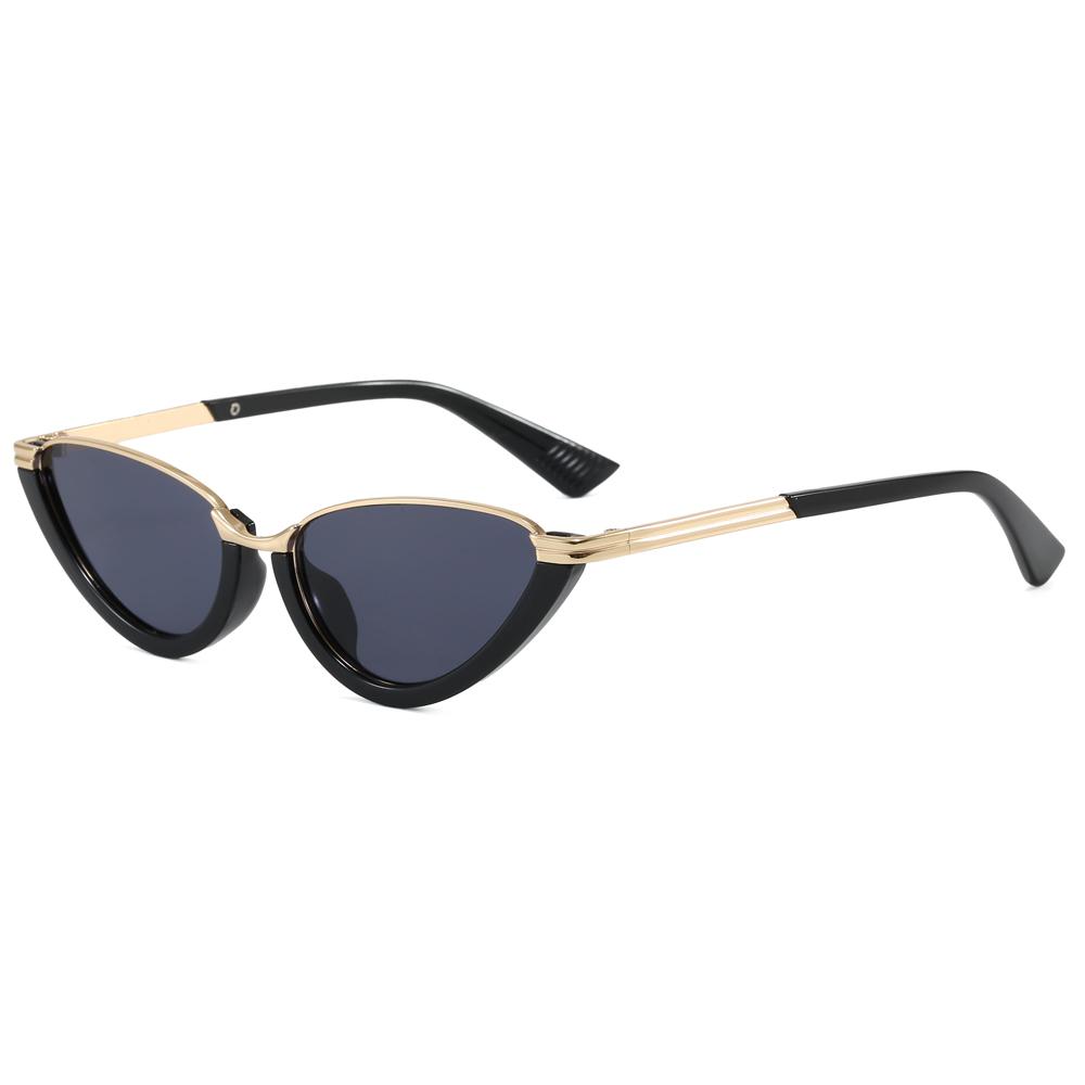 Superhot Eyewear 48561 Fashion 2025 Retro Vintage Cat Eye Small Oval Sunglasses C1