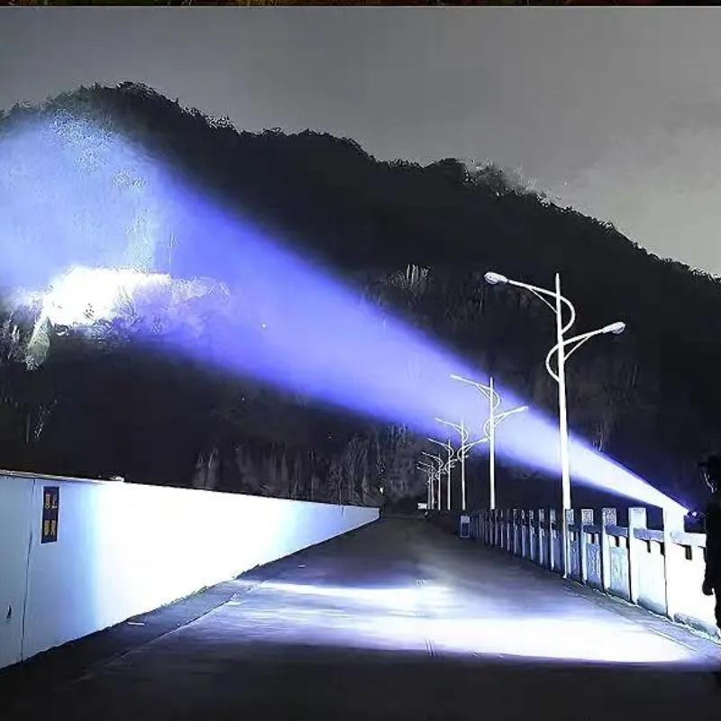 Ultra Powerful XHP360 LED Flashlight Rechargeable Torch Tactical Lantern Outdoor Waterproof Fishing Flashlight With Mobile Power