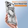 Glacier Series for iPhone 17 Pro Max Bumper Case Rotating Kickstand Metal Phone Cover Compatible with MagSafe
